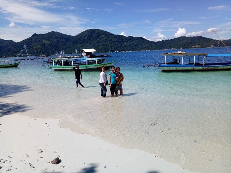 10 Foto Pantai Pasir Putih Lampung, Tiket Masuk, Lokasi