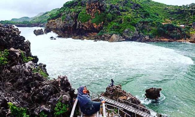 Objek Wisata Pantai Nglambor Di Gunungkidul
