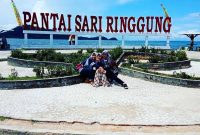 Lokasi Pantai Sari Ringgung Lampung