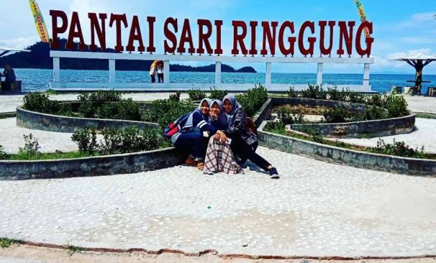 Lokasi Pantai Sari Ringgung Lampung