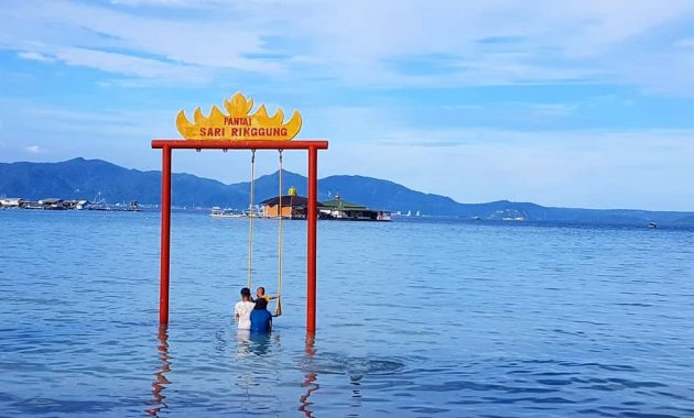 Spot Foto Pantai Sari Ringgung Lampung