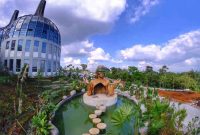 Jalan Menuju Dusun Semilir Eco Park Semarang