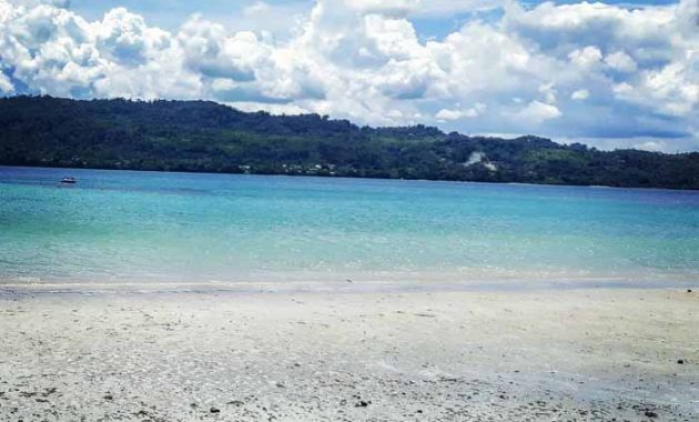 Lokasi Pantai Natsepa Ambon