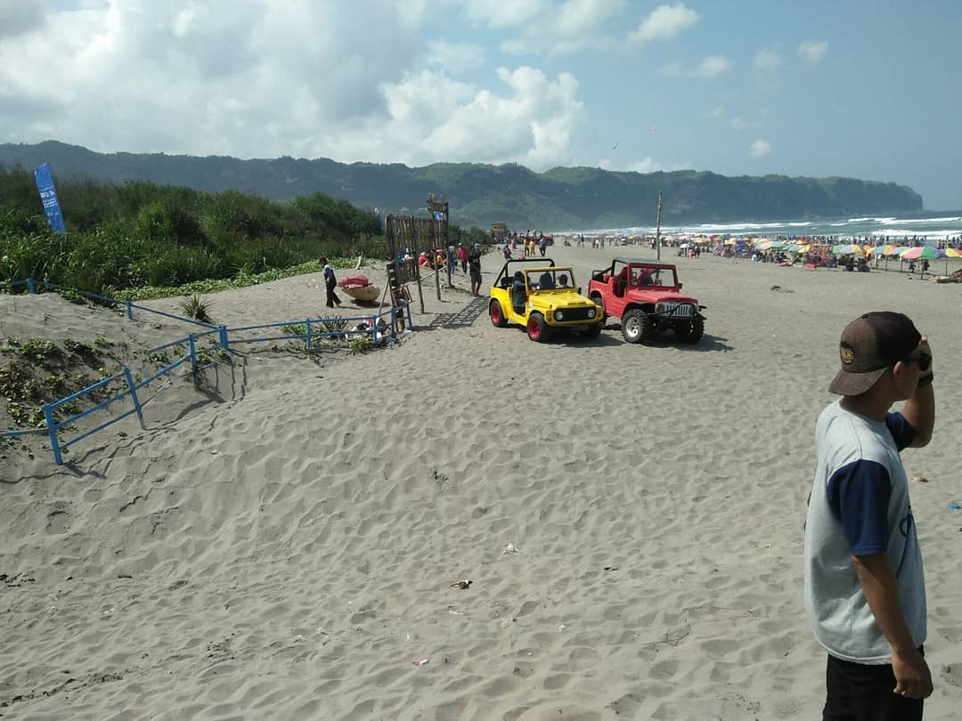 Panorama Pantai Parangtritis Yogyakarta