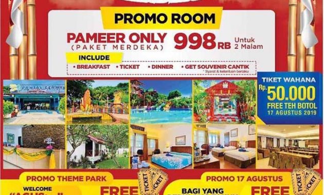 Promosi Pantai Cermin Theme Park Agustus 2019 Promosi Pantai Cermin Theme Park Agustus 2019