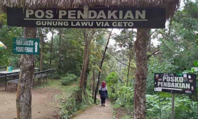 Jalan Menuju Candi Cetho Karanganyar