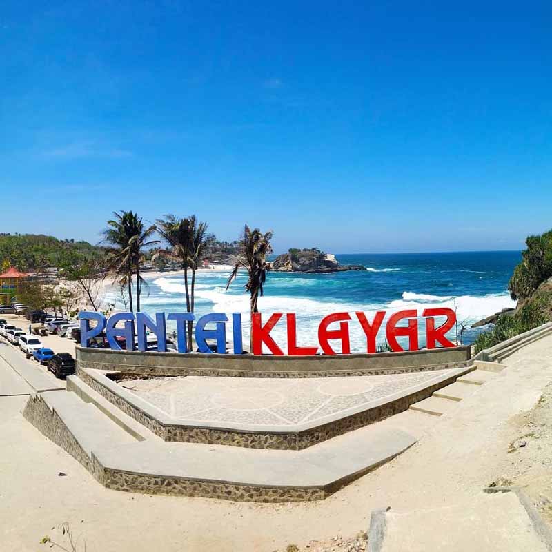 Lokasi Pantai Klayar Pacitan