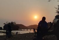 Sunset Pantai Balekambang Malang